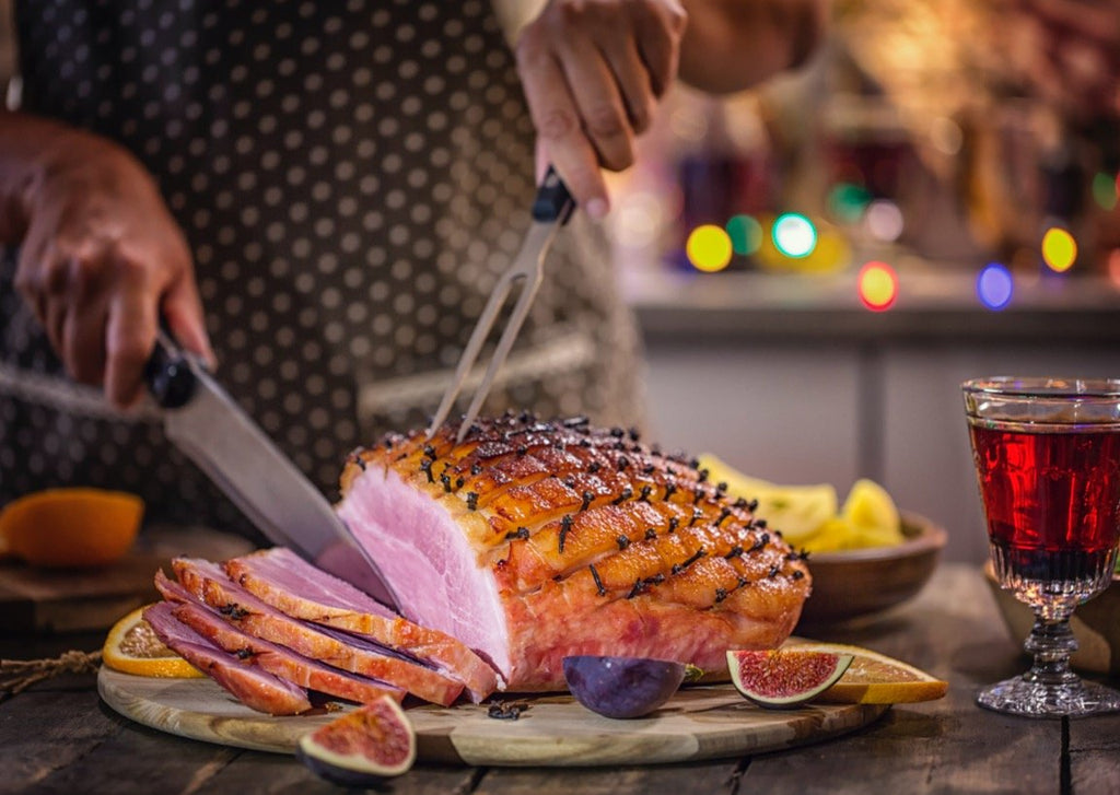 Our Traditional Christmas Ham Recipe with Honey and Mustard Glaze