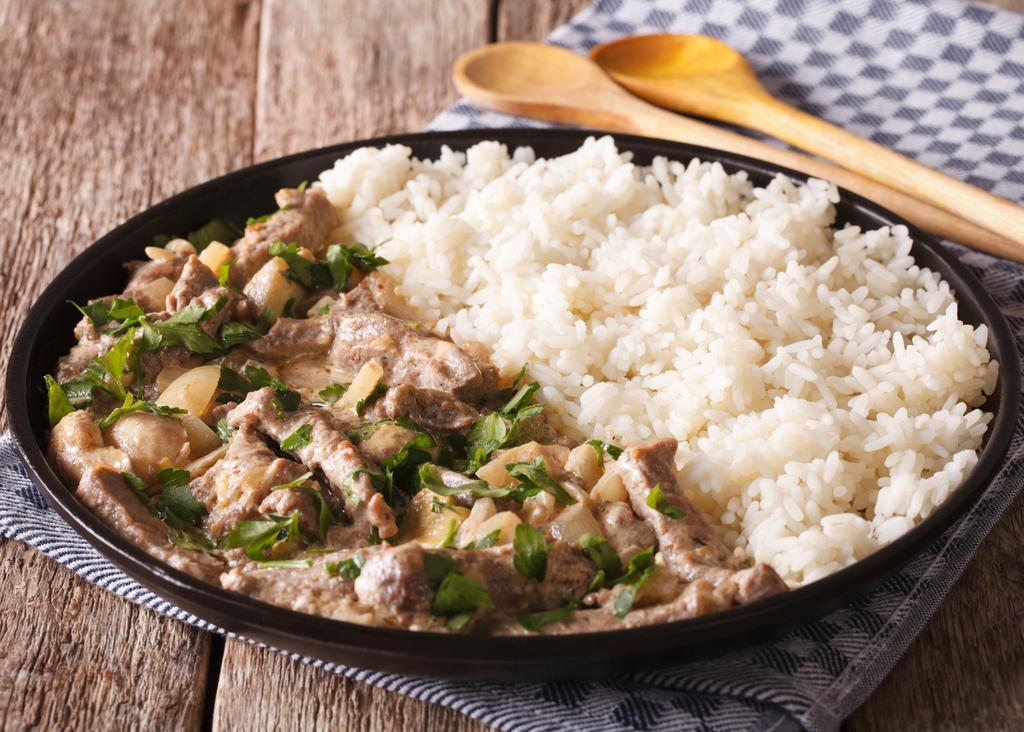 Our scrumptious, tried and tested, family recipe - Beef Stroganoff!