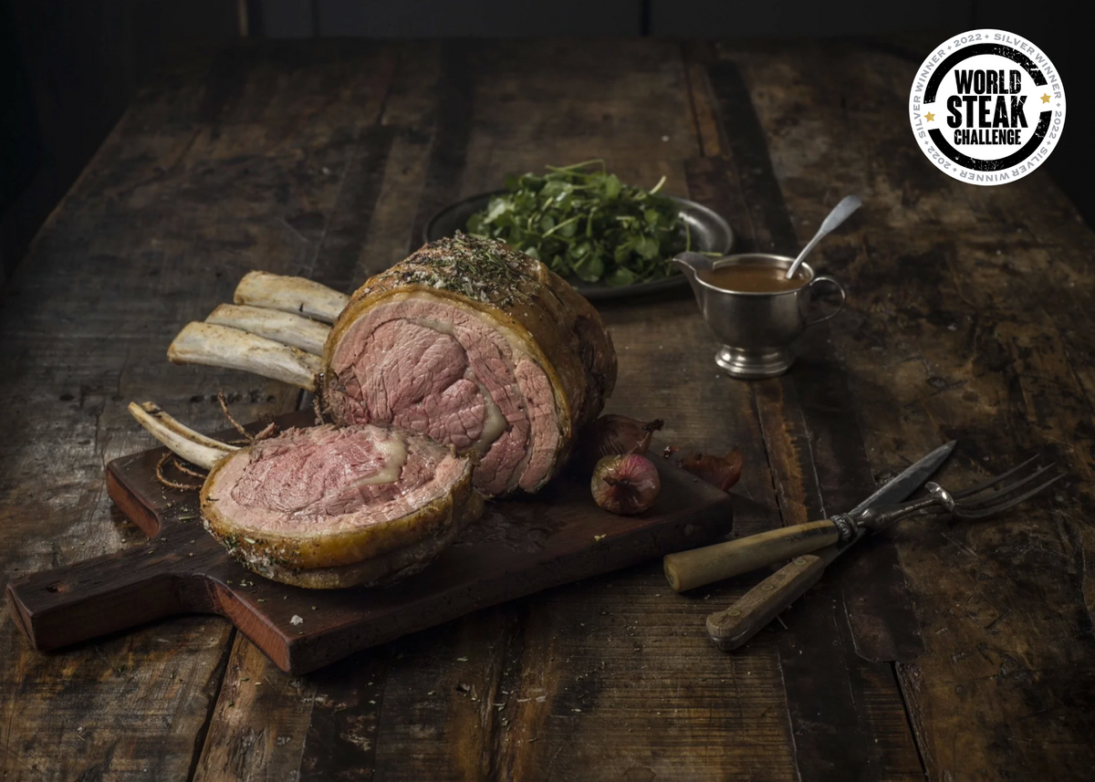 Dry Aged French Trimmed Rib Roast Gilligan's Farm