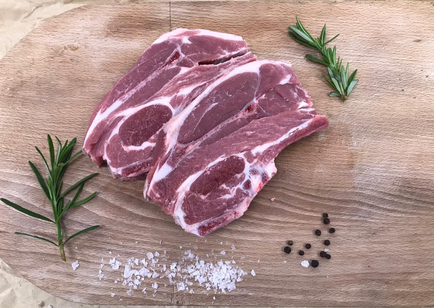 Lamb Shoulder Chops x 2 - Gilligan's Farm